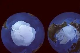 同样是地球的极地，为什么南极比北极冷得多？图片