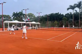 “法网”同款！红土网球文化公园在东莞同沙开园图片
