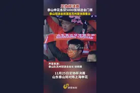 足协杯决赛：泰山、申花球迷会各获5000张门票，泰山球迷会将落座南看台图片