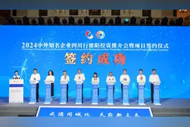 2024中外知名企业四川行德阳投资推介会暨项目签约仪式举行图片