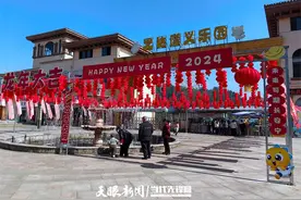 春节期间欢乐多 游乐园里人气旺图片