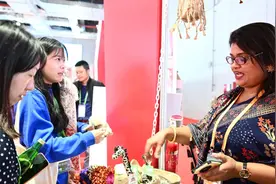 当进博会上的“老外”开始说中文图片