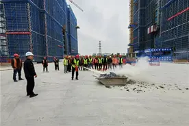 成都项目群 消防安全演练图片