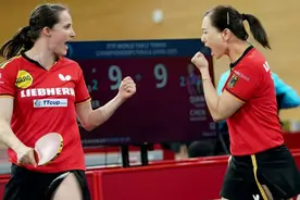 多哈世乒赛上淘汰陈幸同/钱天一的德国组合有多强？揭秘温特/万远实力图片