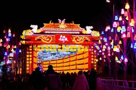 温榆河“北京千灯夜”火爆出圈图片