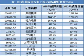家电行业：美的、海尔、格力稳居前三，广东品牌价值总和占比过半丨品牌读榜·行业篇⑧图片