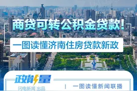 商贷可转公积金贷款！一图读懂济南住房贷款新政图片