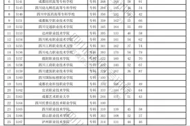 四川省2025年高职单招普高类录取调档线公布图片