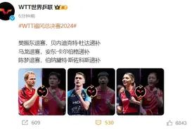 樊振东、马龙、陈梦纷纷退赛！主教练这样解释……图片