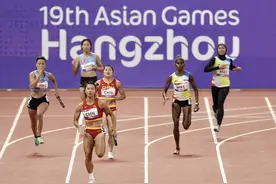 杭州亚运会丨中国队夺得女子4×100米接力金牌图片