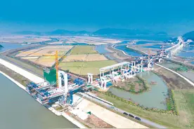 枞阳县长河特大桥预计2025年8月合龙图片