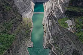 探访白鹤滩水电站图片