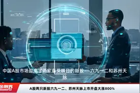 A股两只新股六九一二、苏州天脉上市开盘大涨800%视频封面