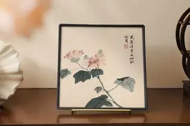 风雅重现！故宫名画绘入茶盘图片