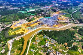 西部陆海新通道骨干工程平陆运河建设迈入全线动工新阶段图片