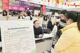 哈尔滨市春季首场招聘会供需两旺图片
