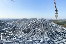 1．5公里云顶网壳完成合龙！云廊二期建设取得突破性进展图片