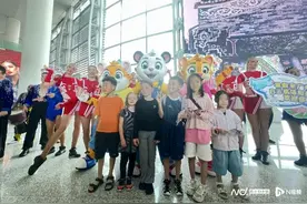 广州暑运欢乐有喜！白云国际机场上演“马戏表演”图片