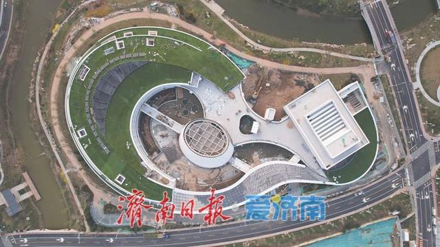 济南鹊山生态文化区一期项目建设如火如荼