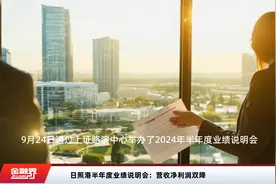 日照港半年度业绩说明会：营收净利润双降视频封面