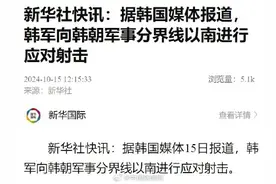 韩媒称韩军向韩朝军事分界线以南射击图片