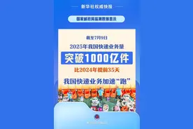 突破1000亿件！今年我国快递业务加速“跑”图片