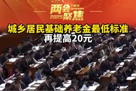 城乡居民基础养老金最低标准再提高20元！图片