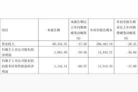尖峰集团：2023年前三季度净利润1.28亿元 同比下降30.60%图片