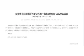 芜湖7家矿山纳入安徽省省级绿色矿山名录库图片