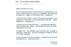 支付宝开放平台发布声明，从未授权任何第三方进行商业活动图片