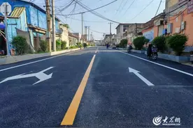 泰安高新区北集坡街道篦子店村：乡村道路换新颜 修路便民暖人心图片