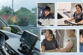 女货车司机：吃得苦中苦的女中豪杰图片