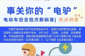 “新国标”，事关电动自行车！图片