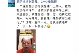 原阿维塔CMO吐槽周鸿祎不会开车，现为“汽车达人”图片