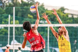 88支队伍齐聚广商，2025年全国青年沙滩排球U系列锦标赛举行图片