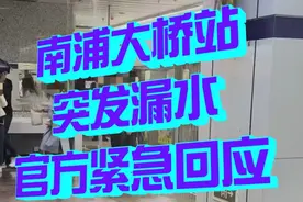 突发！上海地铁4号线早高峰站台漏水，车站迅速处置未影响运营图片