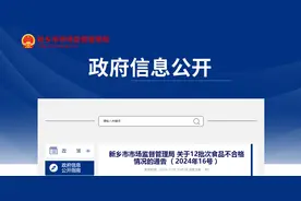 河南省新乡市市场监督管理局关于12批次食品不合格情况的通告（2024年16号）图片