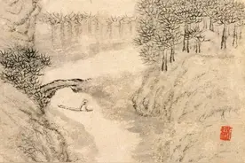 杜甫：夜半泊船，抬头见月亮在江上，仿佛触手可及丨周末读诗图片