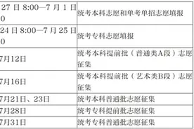 @北京高考生 志愿填报时间安排来了图片