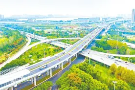 武汉白沙洲大道快速化改造工程正式通车图片