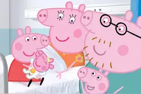 官宣！小猪佩奇妈妈三胎生女，晒一家五口合照图片