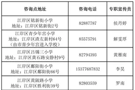 江岸区定了！事关2024年小学新生入学，44个咨询点都在这儿图片