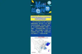 强降水+雷暴大风、局地冰雹！刚刚，达州发布暴雨蓝色预警图片