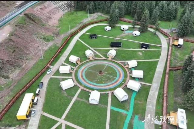 祁连阿咪东索露营基地盛夏人气旺​