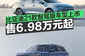 比亚迪21款智驾版车型上市 售6.98万元起图片