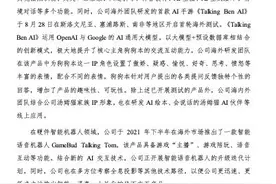 汤姆猫：公司与西湖心辰目前正研发情感陪伴、科普教育类垂类模型及汤姆猫AI应用产品图片