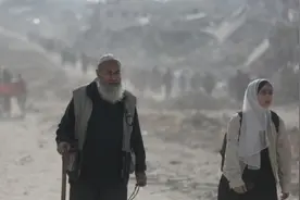 悲伤担忧交织，巴勒斯坦人重返家园图片