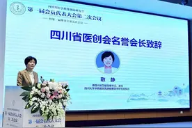敬静当选四川省医创会名誉会长图片