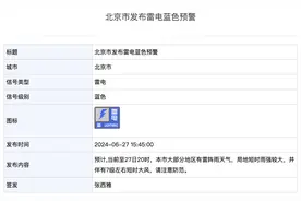 傍晚有雨，下班早回家！刚刚，北京雷电预警，还有大风、冰雹图片