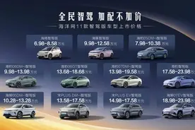 比亚迪海洋网11款智驾版车型上市 6.98万元起图片